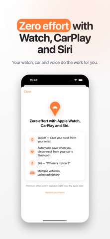 Parko: Find My Car iPhone screenshot