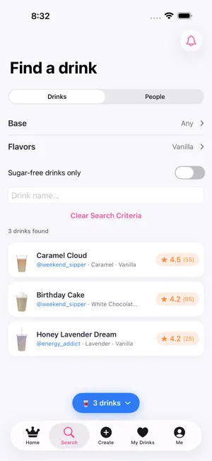 Drink Share: Your Created Menu screenshot 4