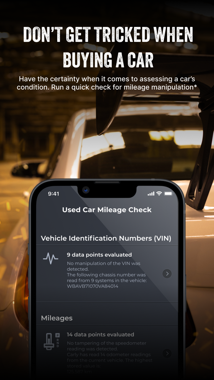 Carly — OBD2 car scanner Modded screenshot 7 - iOS app interface