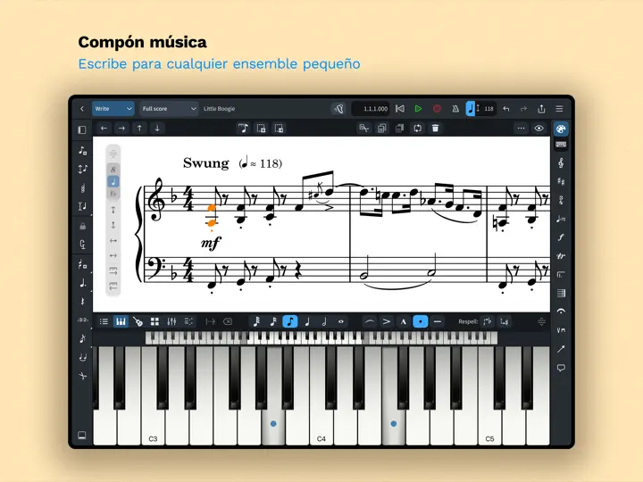 Captura de pantalla de Dorico - Compose Music en iPhone 1