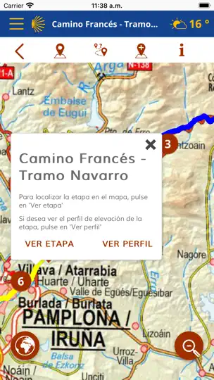 Captura de pantalla de Caminos De Santiago en iPhone 6