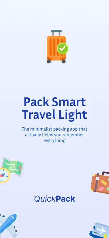 QuickPack-Travel Packing List screenshot 1 of 4
