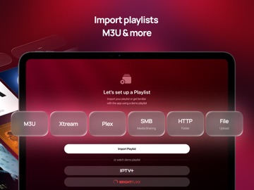 IPTV Plus: Live TV Player Pro iPad screenshot