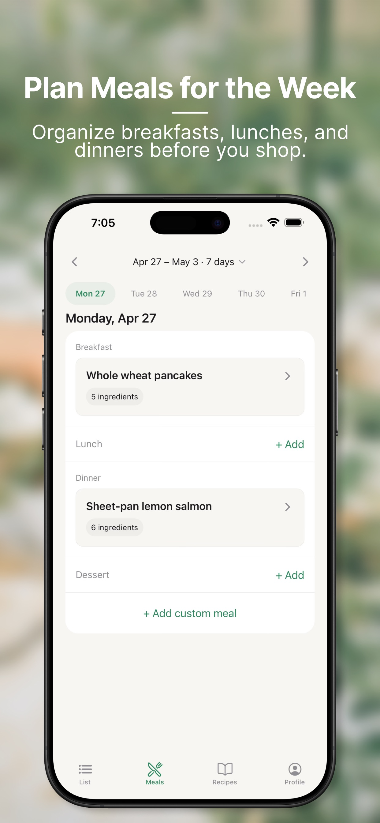 Listio: Grocery List Planner