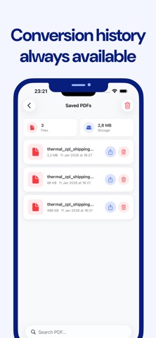 ZPL to PDF - Label Converter iPhone screenshot