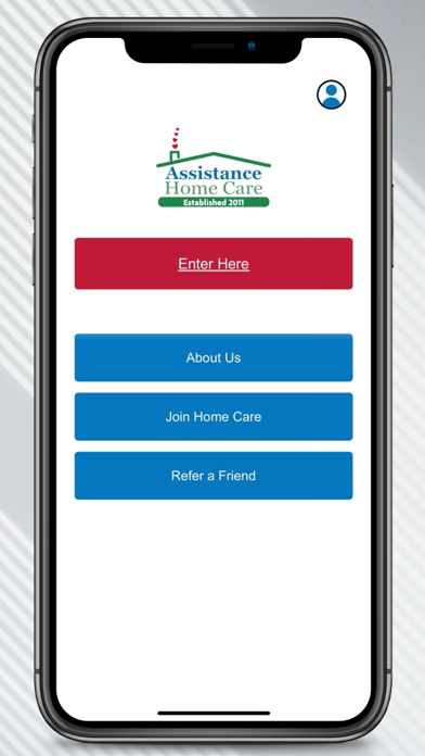 Assistance Home Care iPhone screenshot 1 - Productivity app