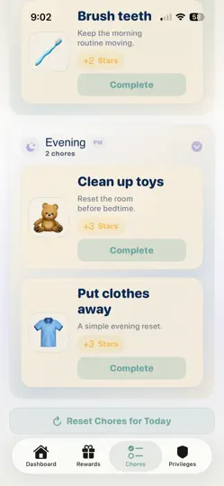 Screenshot von Daywell Parenting auf dem iPhone 4