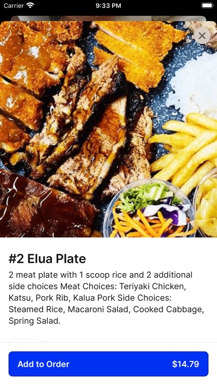 Toa's Ohana Hawaiian