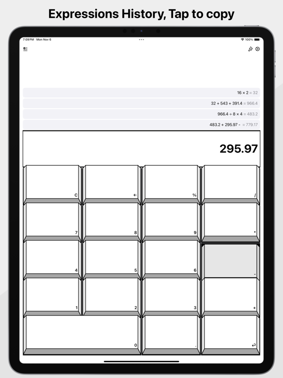 Screenshot #6 pour Calculator Widget - Calcky
