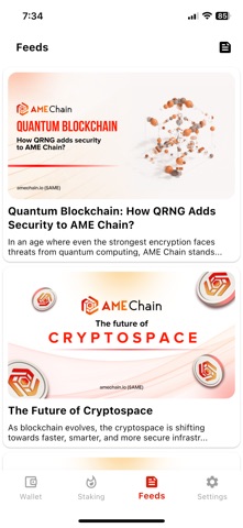 AME Wallet Screenshot 4 of 5
