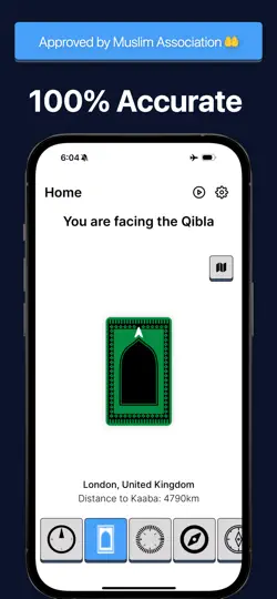 Qibla Finder: Accurate Compass iPhone Ekran Görüntüsü 2