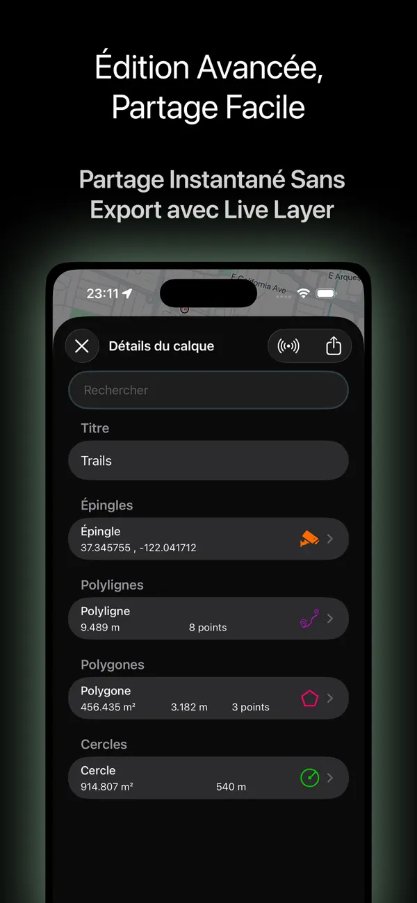 Screenshot #3 pour MGRS, UTM, DMS & ED50 - LUC