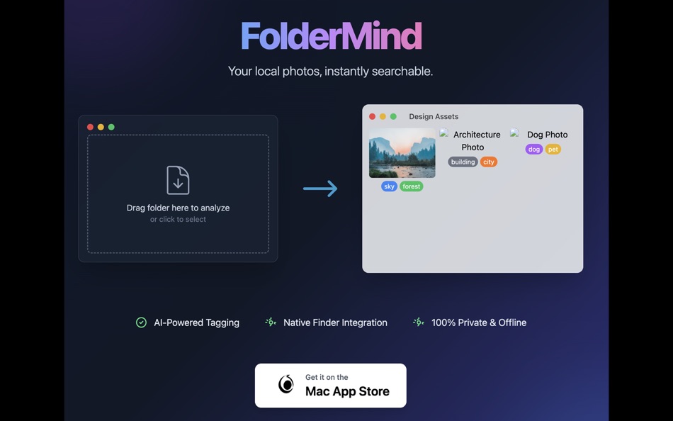 #3. FolderMind (macOS) 由: 涛 王