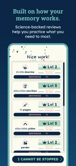 VerbMaster: Spanish & French screenshot 3