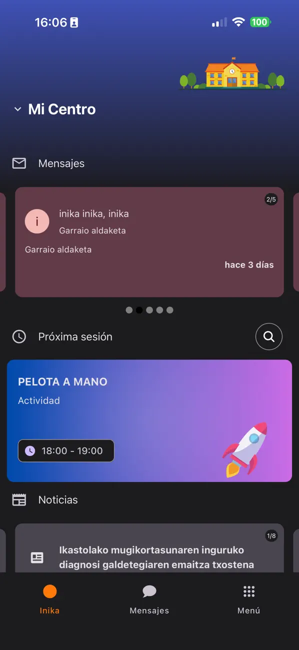 Screenshot #1 pour Inika Ikasleak/Alumnos