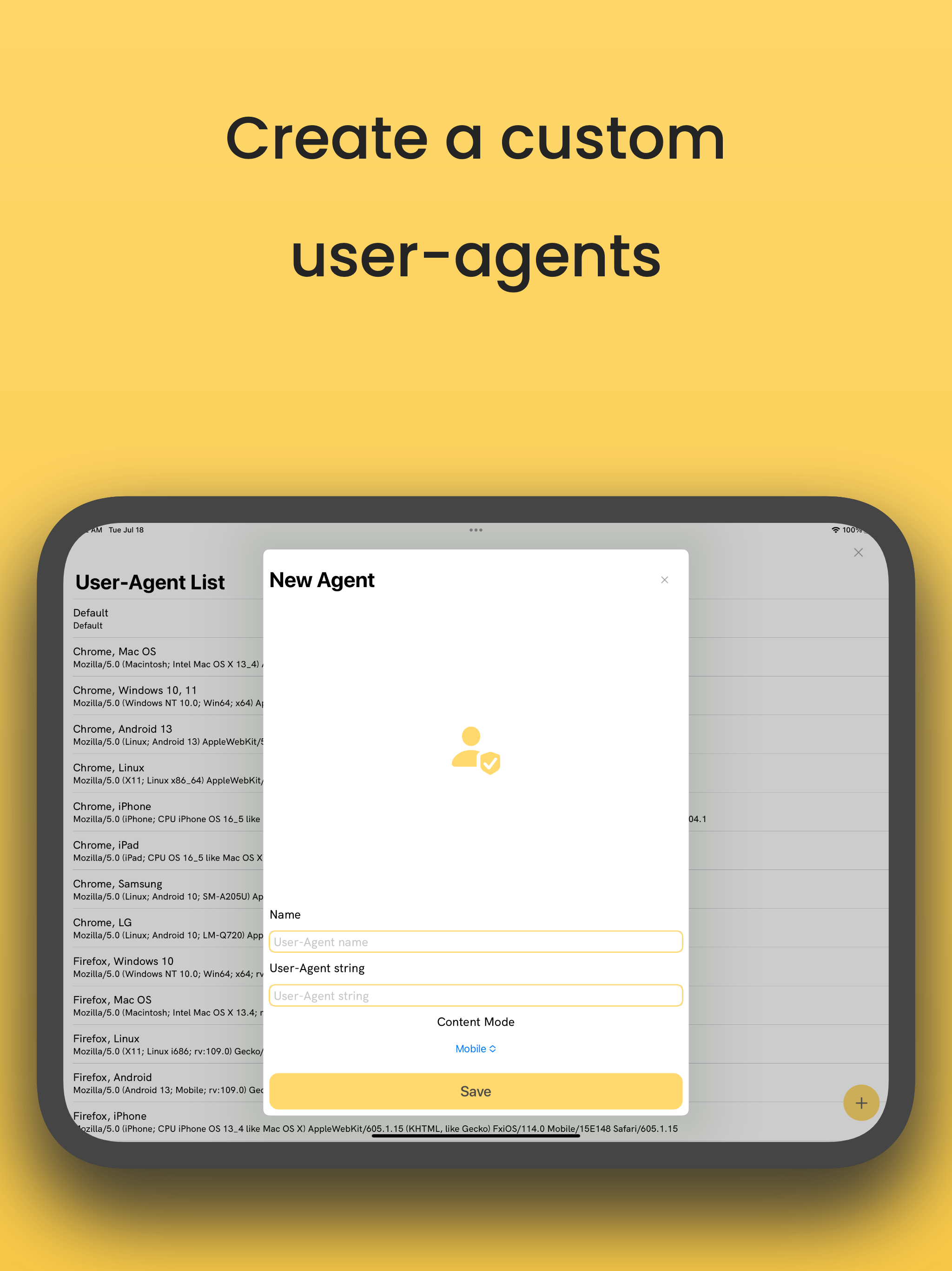WAS: User-Agent Switcher