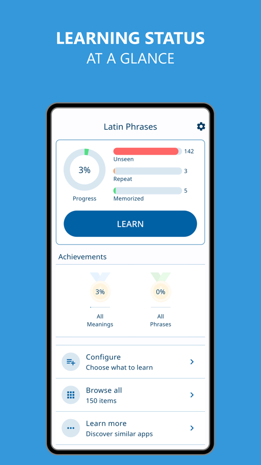 #1. Learn Latin Phrases (iOS) Podle: Philipp Straub