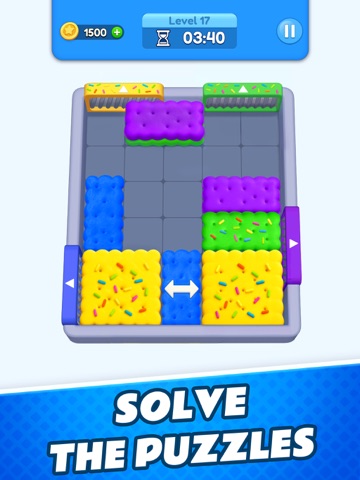 Cookie Block Escape iPad screenshot