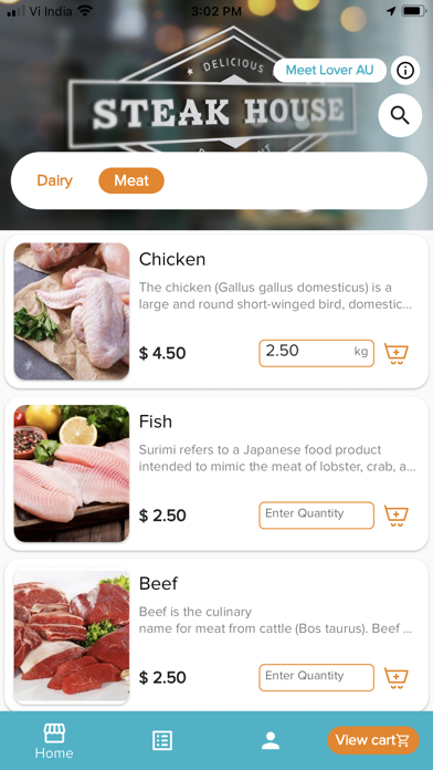 Screenshot 2 of Meat Lovers App