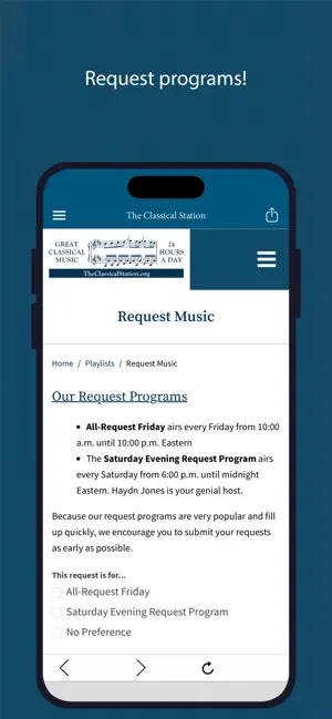 The Classical Station screenshot 3