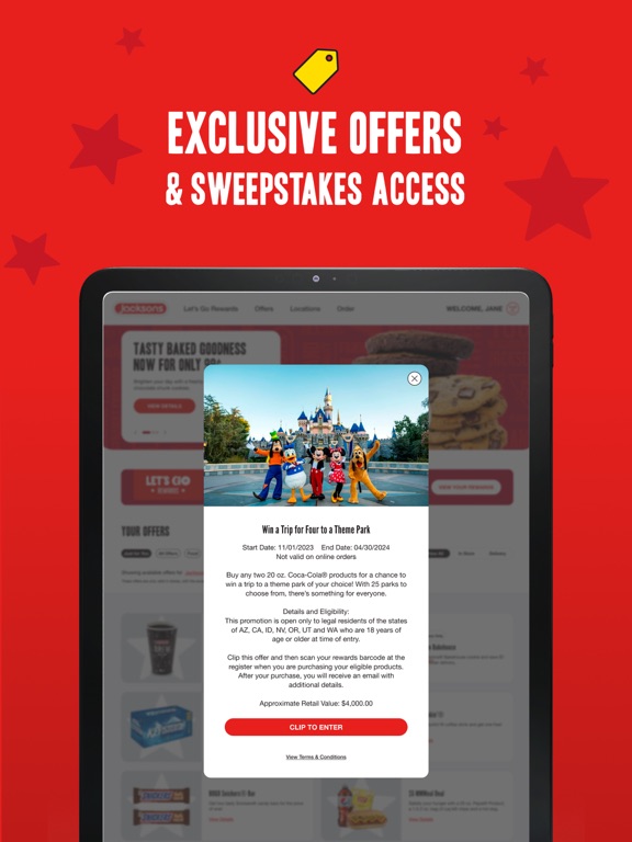 Jacksons Let's Go Rewards iPad screenshot 5 - Utilities app