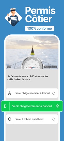 PrioCode - Permis Côtier Screenshot 1 of 8
