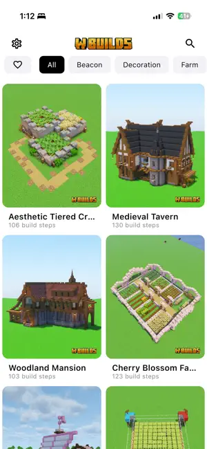 WBuilds for Building Guide iPhone screenshot 1