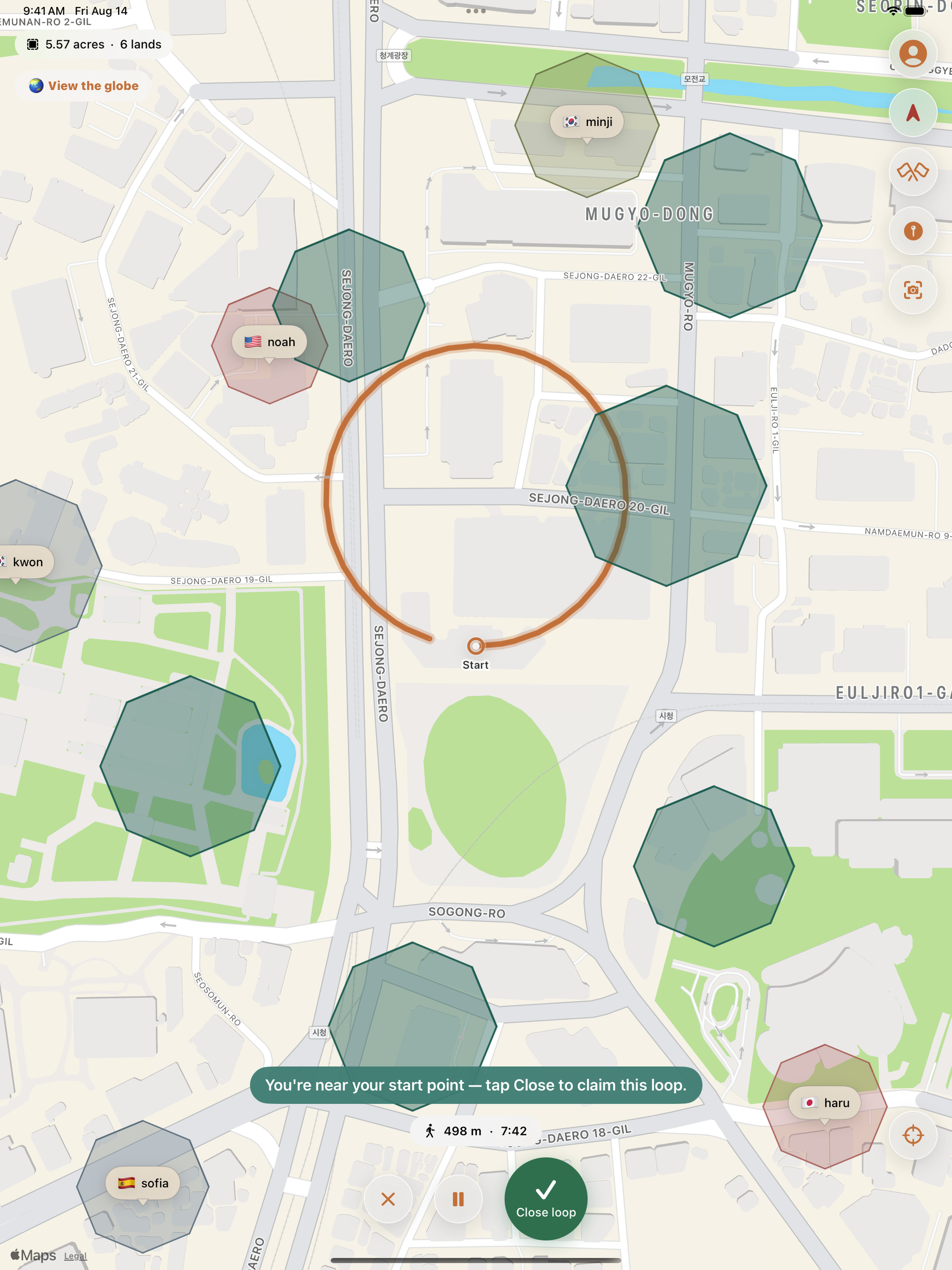 Plotta GPS: Territory Walk screenshot 10
