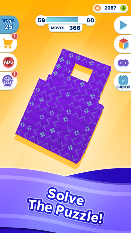 #4. Tap Block Puzzle: 3D Сube Game (iOS) 来自: Webmate Digital