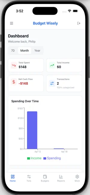 Budget Wisely screenshot 1