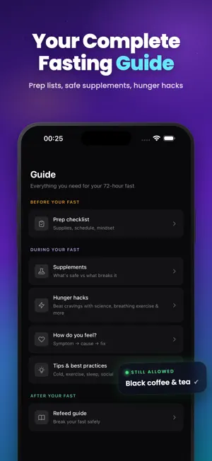 3-Day Fast - 72h Water Fast screenshot 2