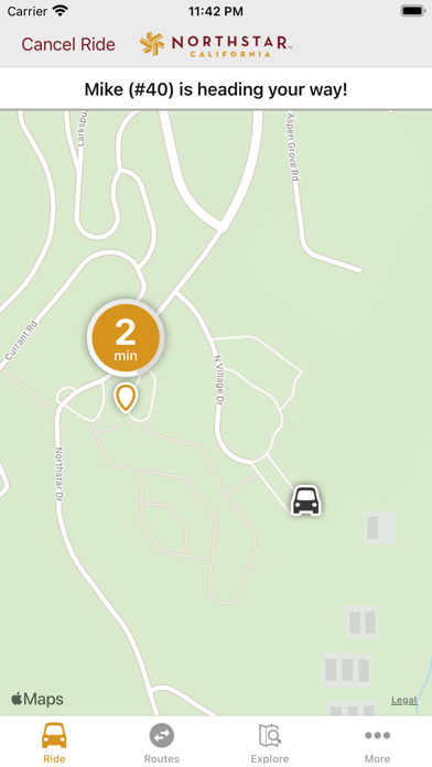 Northstar Village Transit Screenshot