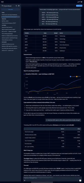 Finance Wizard Stock Market AI screenshot 3