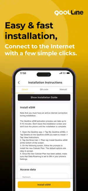 Qoolline: Travel eSIM & Data screenshot 4