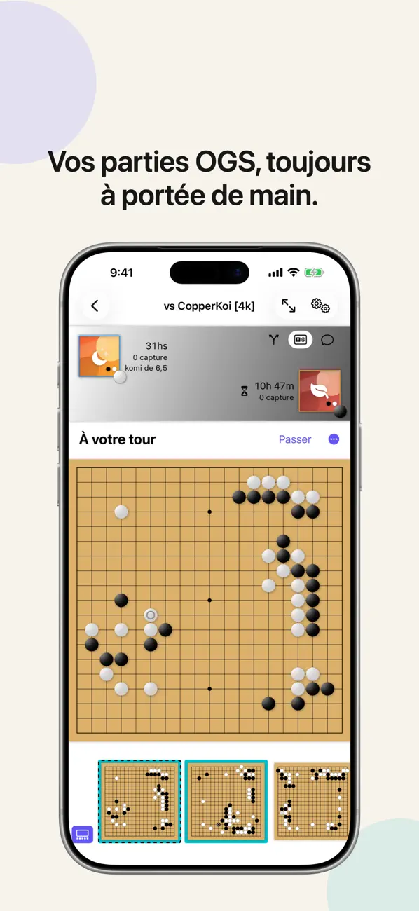 Screenshot #1 pour Surround - Jeu de Go en ligne