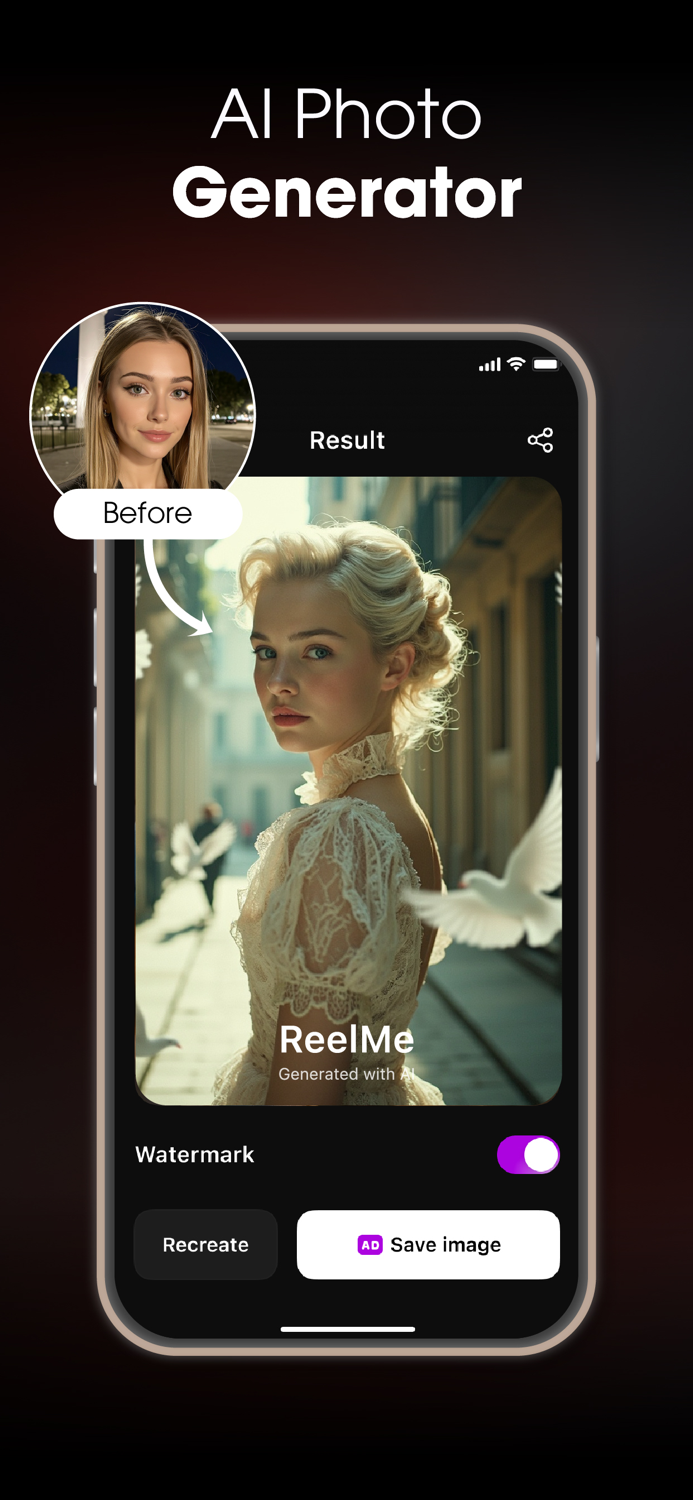 ReelMe AI Art Video Generator