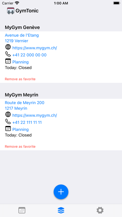 GymTonic - connected to gyms Screenshot