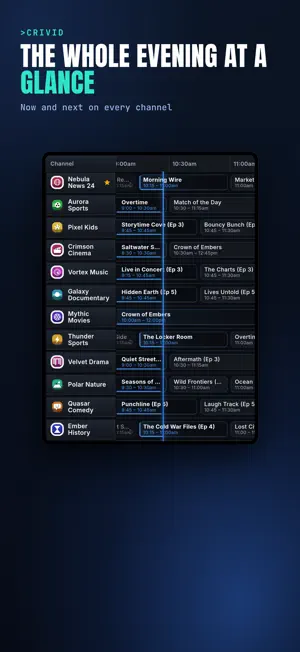 Crivid IPTV Player: M3U Xtream screenshot 3