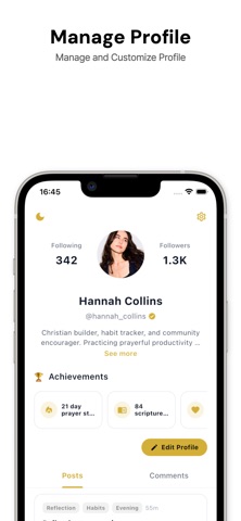 Kyrios Forge: Bible Chat, Pray iPhone screenshot