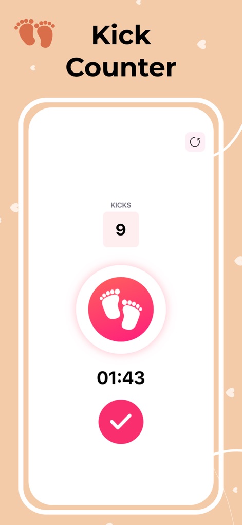 Contraction Timer - Kick Count - Health & Fitness App | MWM
