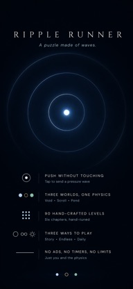 Ripple Runner: Physics Puzzle screenshot 1