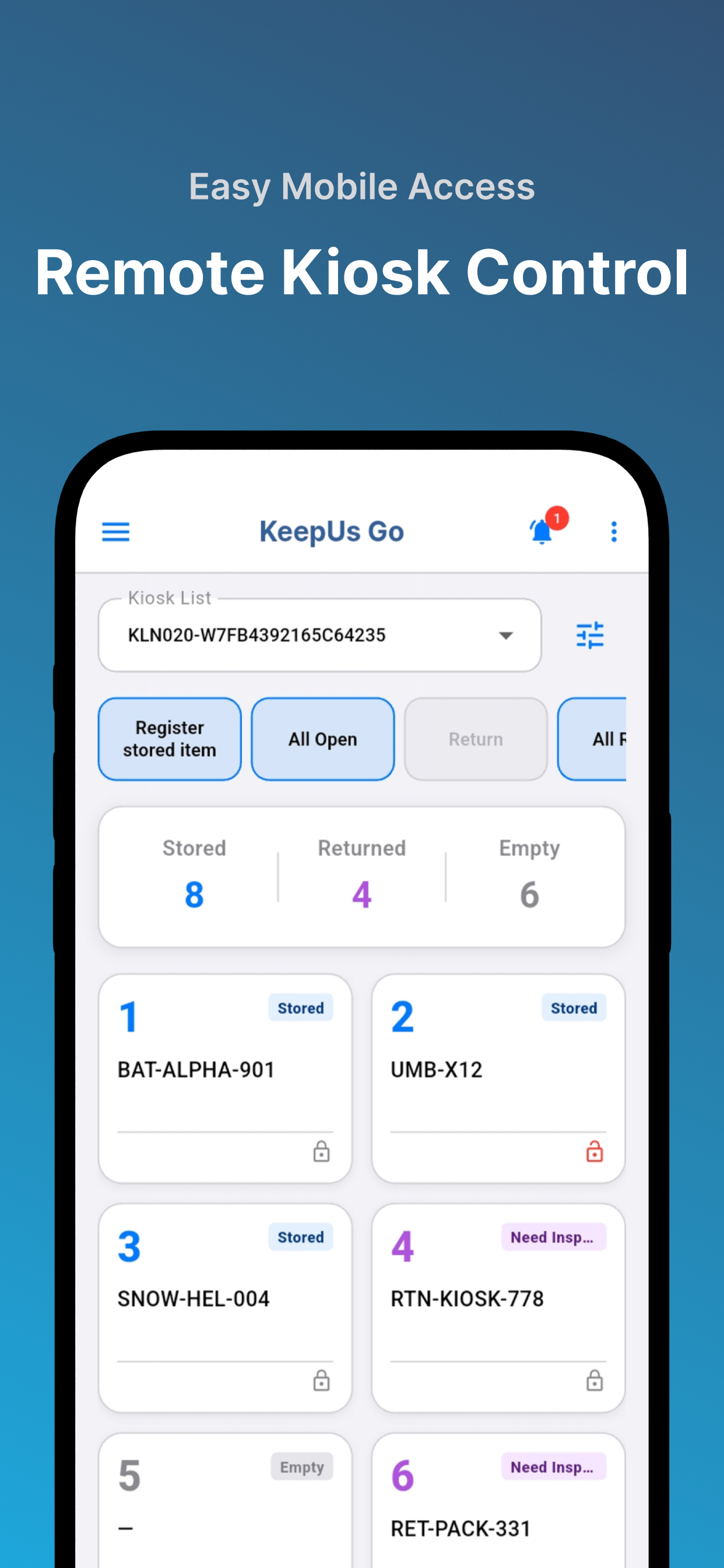 KeepUs Go (Smart Locker) screenshot 5