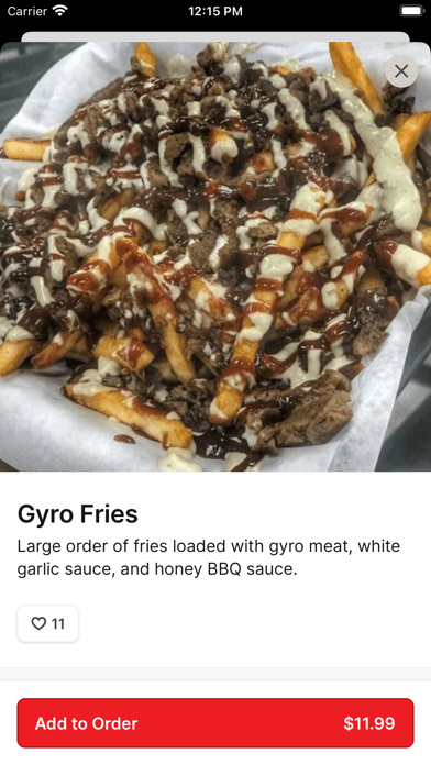 Deen's Cheesesteak & Pizza iPhone screenshot 3 - Food & Drink app