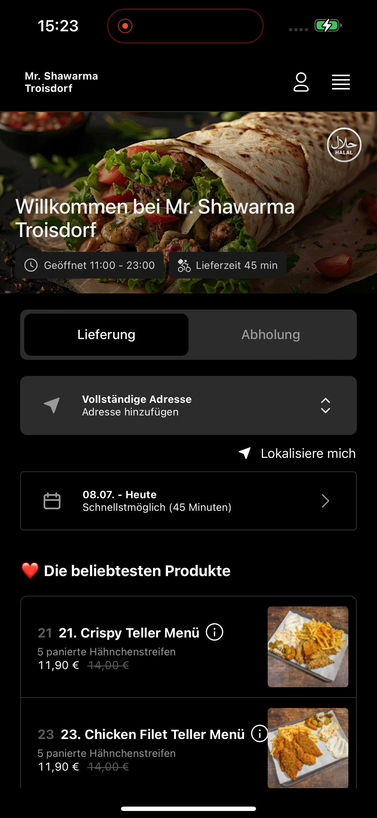 Mr. Shawarma Troisdorf screenshot 5