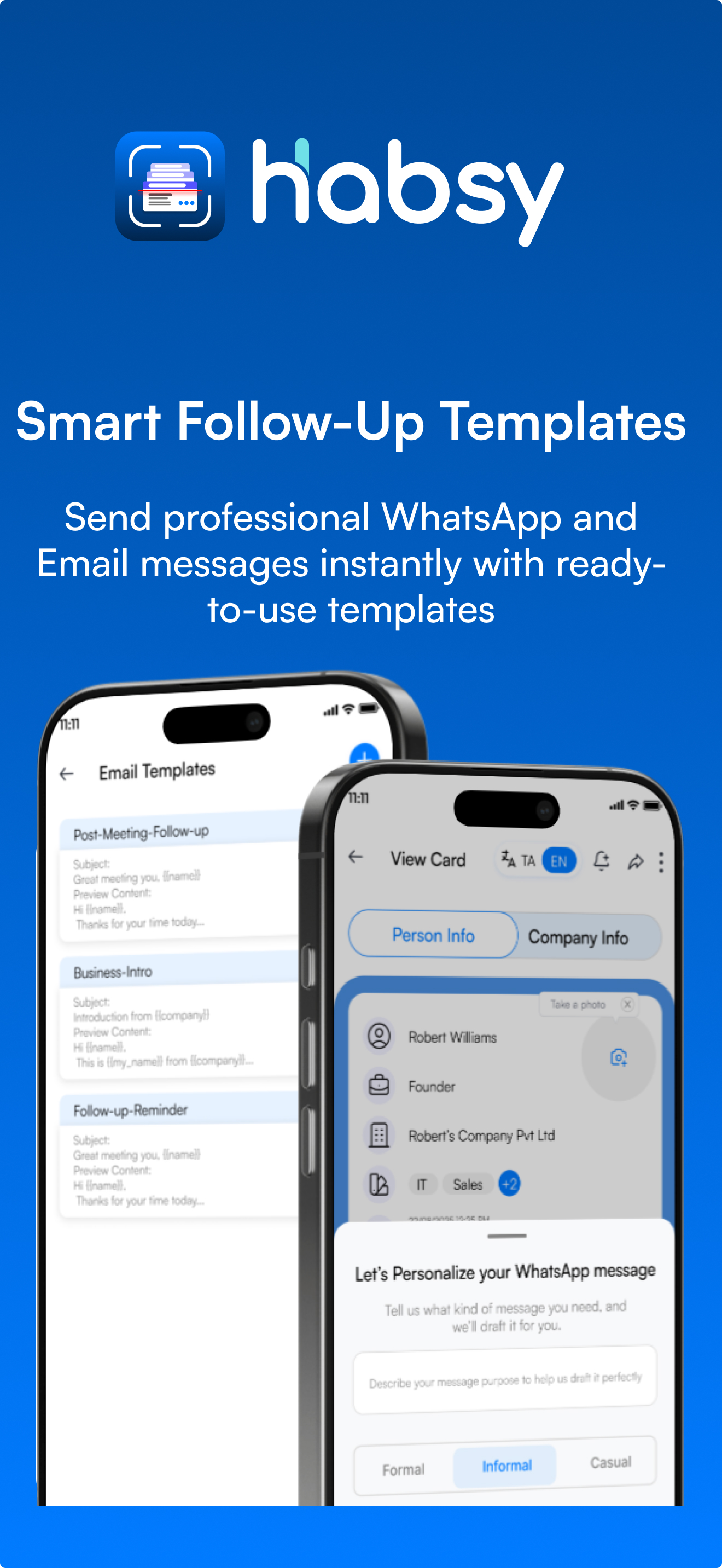 Habsy - Business Card Manager screenshot 8