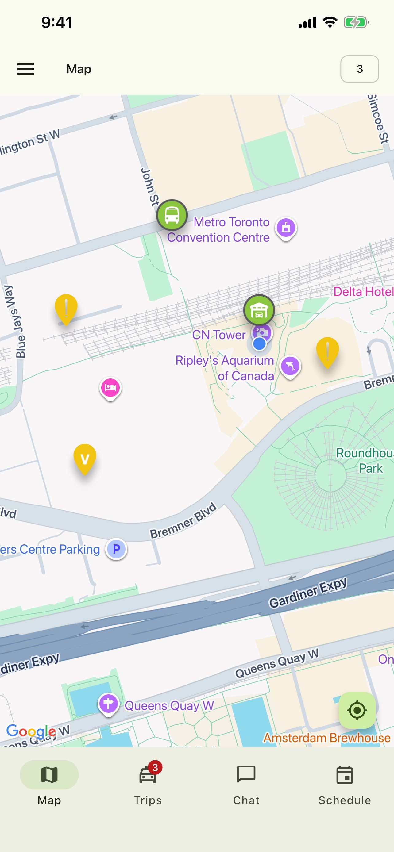 Screenshot 1 of Shuttle Tracker