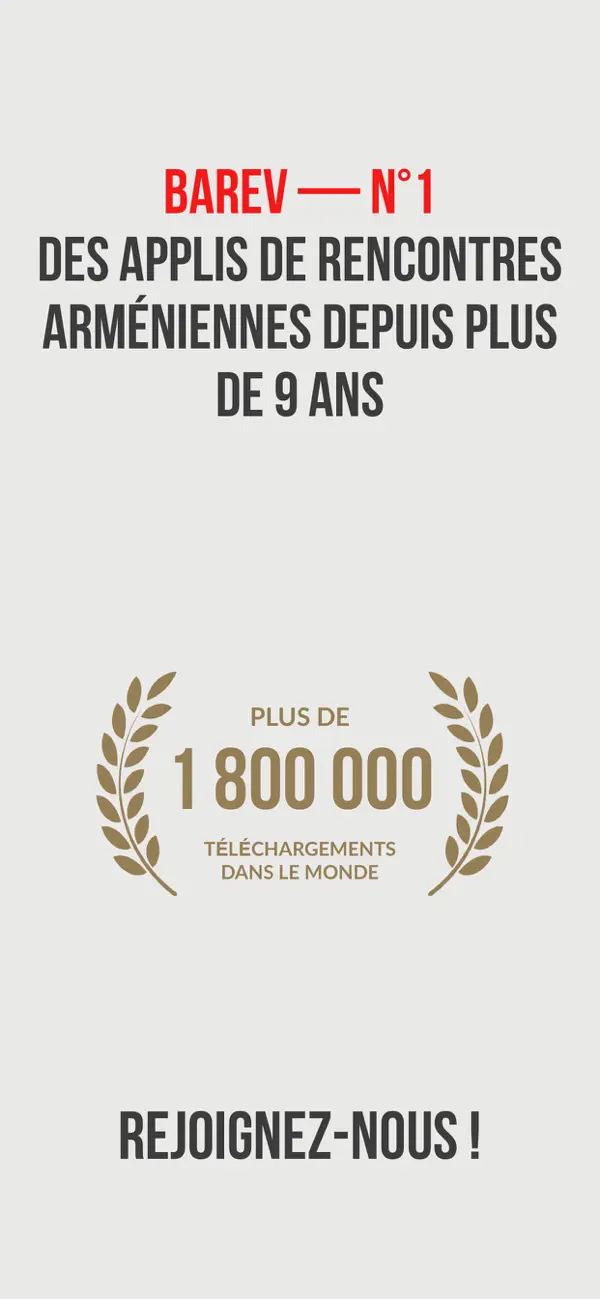 Screenshot #1 pour Barev — Rencontres arméniennes