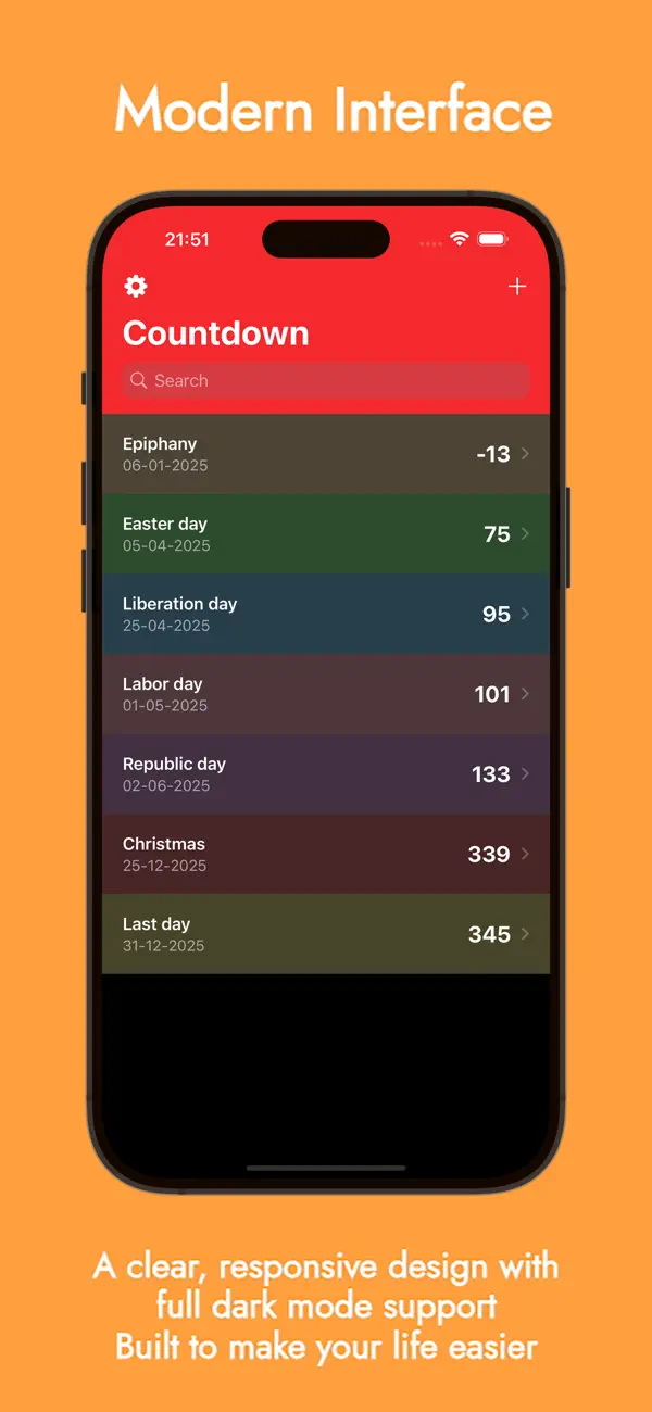 #4. Cοuntdown (iOS) Ved: Marco Tini