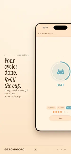 GGPomodoro screenshot 1