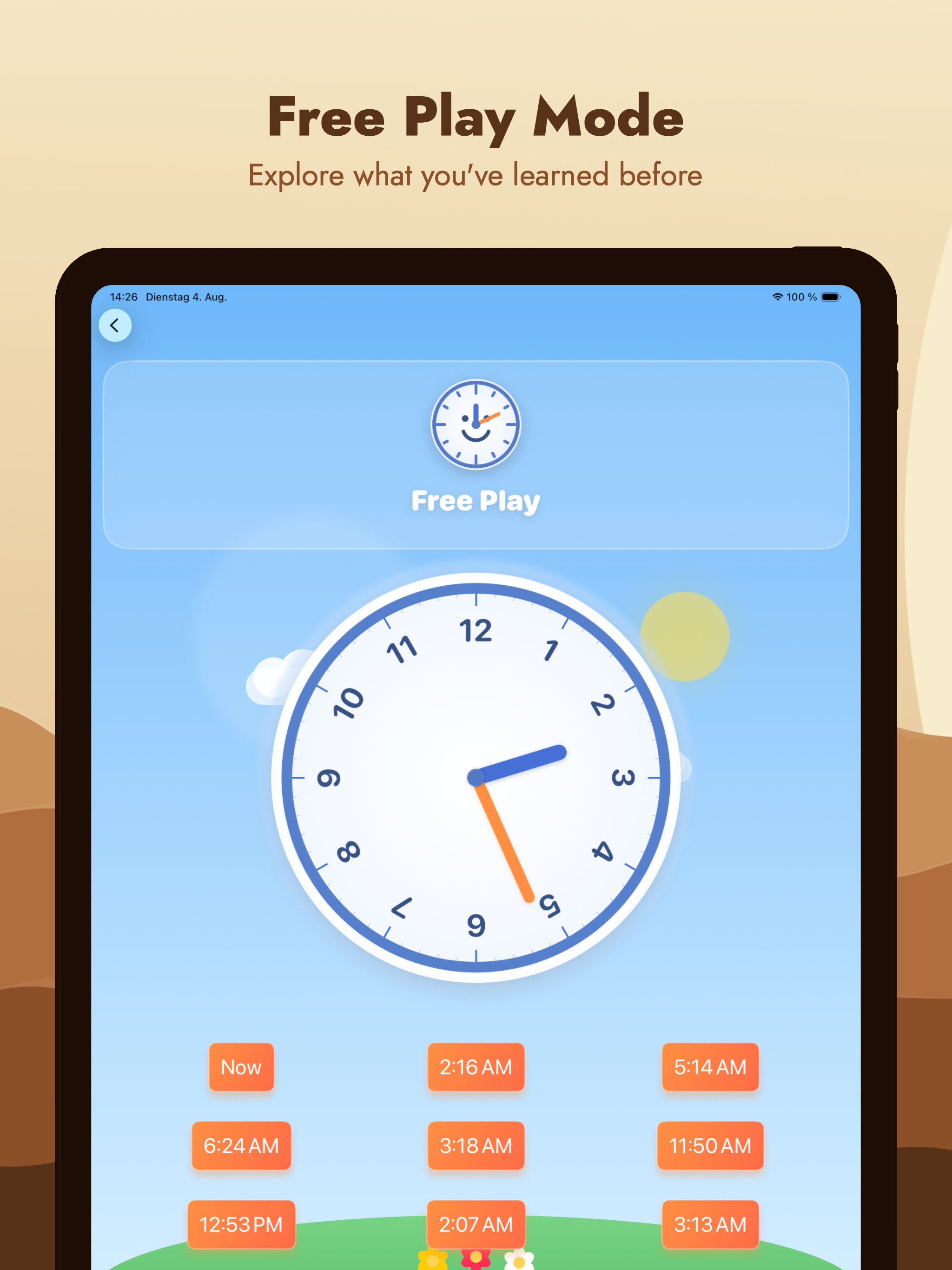 Learn the Clock: TimeTails screenshot 6